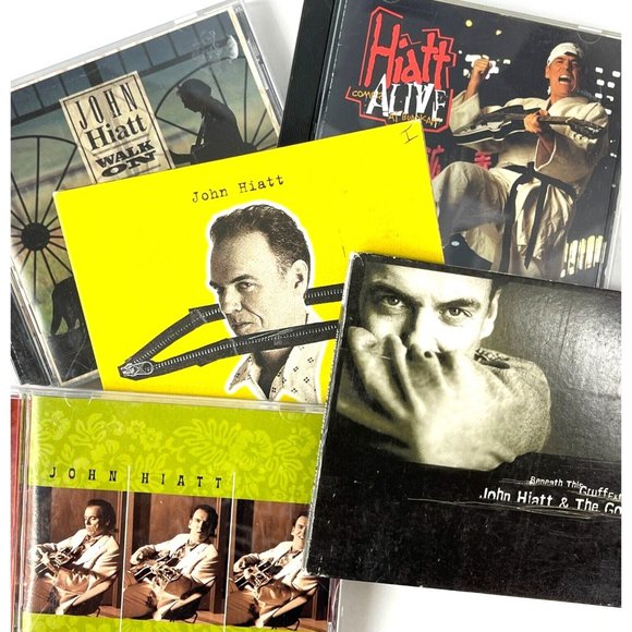 John Hiatt Other - John Hiatt 5 CD Bundle Walk On Tiki Bar Ghosts Gruff Alive Little Head 1994-2003